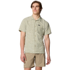 Columbia Tech Trail Utility Print Woven Short Sleeve Shirt in Survival Blazing Trails