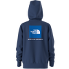 The North Face Youth Box NSE Pullover Hoodie in D1R-Estate Blue back