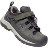 Keen Youth Targhee Low Waterproof Preschool in Magnet/Tillandsia Purple