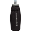 Nathan Pinnacle Soft Flask Handheld 14oz in Black/Reflective Silver