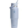 Hydro Flask 32 oz Wide Mouth Travel Bottle with Flex Straw Cap in Surf