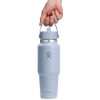 Hydro Flask 32 oz Wide Mouth Travel Bottle with Flex Straw Cap handle