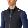 Castelli Men's Espresso Vest Front Zipper