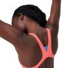 Speedo Women's Zip Colorblock One Piece back straps