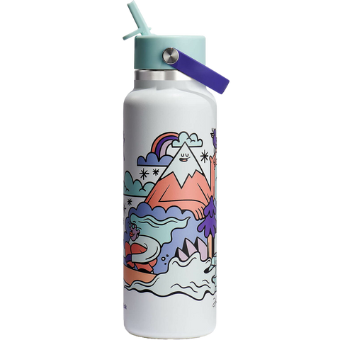Hannah Eddy 40 oz Wide Mouth with Flex Straw Cap