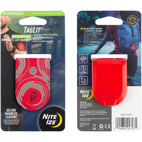 Rechargeable Magnetic LED Marker Red
