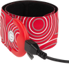 Nite Ize SlapLiT Rechargeable LED Slap Wrap in red recharging