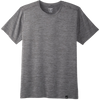 Brooks Men's Luxe Short Sleeve in Heather Charcoal