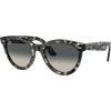 Ray Ban Wayfarer Way Polished Grey Havana Grey 3/4 view