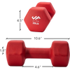 J/Fit Neoprene Dumbbell 20 lb specs