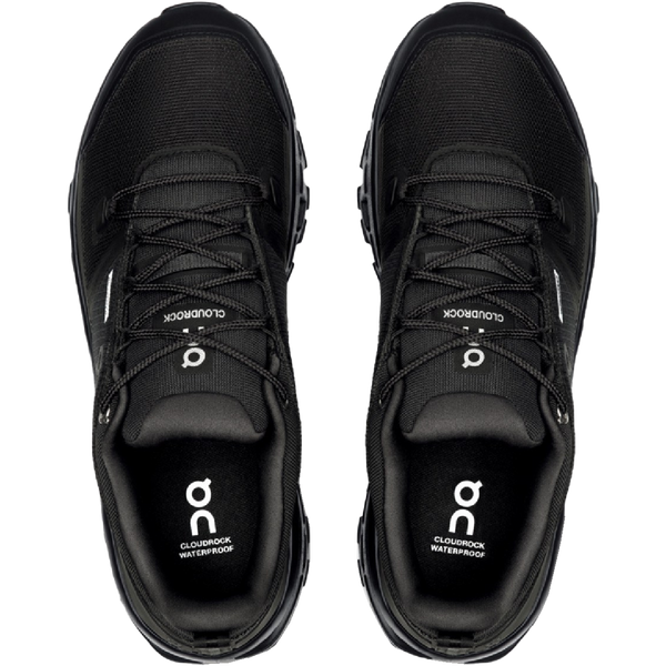 国内配送 On W Cloudrock Low Waterproof BLACK/BLACK Men's Cloudrock Low Waterproof Black/Black – Tradehome Shoes