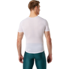 Pearl Izumi Men's Transfer Mesh Baselayer in White on model back