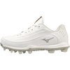 Mizuno Women's 9-Spike Advanced Finch Elite 6 Low TPU in 0000-White left outside profile