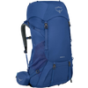Osprey Rook 65L in Astrology Blue/Blue flame front left