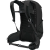 Osprey Talon 22 in Black/Coal Grey harness and waist belt