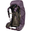 Osprey Eja 58 in Purple Dusk harness and waist belt side