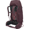 Osprey Kyte 48 in Elderberry Purple harness and waistbelt