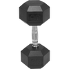 Blazzed Fitness Rubber Hex Dumbbell on end