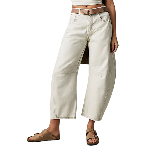 Women's Good Luck Mid Rise Barrel Jeans