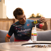 Skratch Labs Super High-Carb Sport Drink Mix in hand
