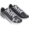 Under Armour Youth Blur Select Jr Football Cleats in 002-Black/White pair right front