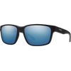 Smith Sport Optics Basecamp in Matte Black/Chromapop Polarized Blue Mirror front left