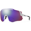 Smith Sport Optics Momentum in White + ChromaPop Violet Mirror