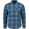 Flylow Men's Sinclair Insulated Flannel in ocean-abyss-plaid