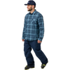 Flylow Men's Sinclair Insulated Flannel front on model