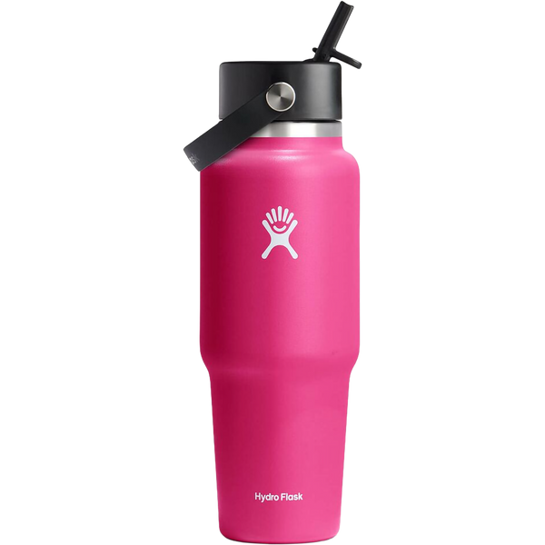 【日本未発売】Hydro Flask 32oz ネオンピンク ストロー付　限定 32 oz Wide Flex Straw Travel Bottle – Sports Basement