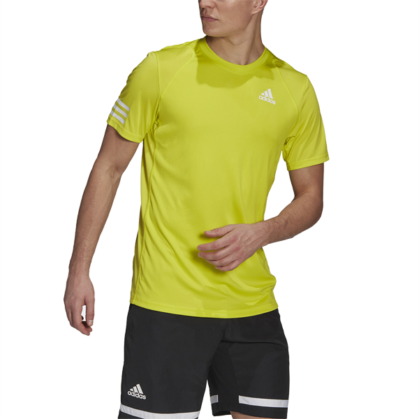 Adidas tennis stripe t shirt discount