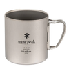 Snow Peak Ti Double Wall Cup 450 silver