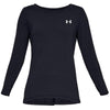 Under Armour Women's HeatGear Armour Long Sleeve 470-Mineral Blue