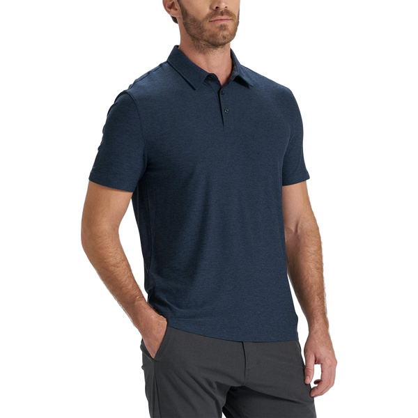 Vuori Men's Strato Tech Polo - Navy Heather, M