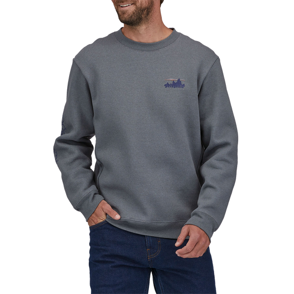 Patagonia small flying clearance fish uprisal crew sweatshirt