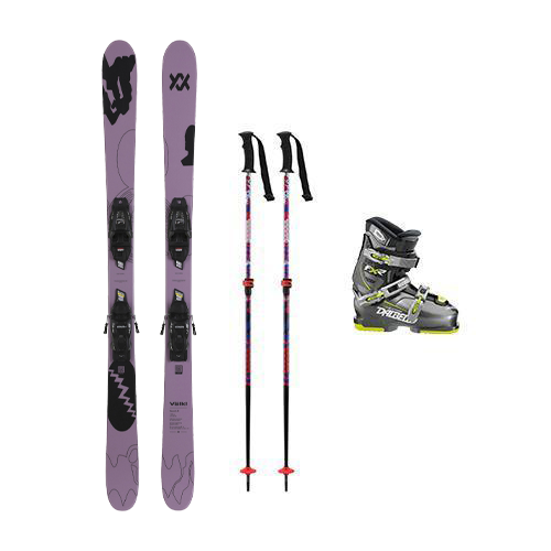 Volkl Kids' Revolt Jr Sport Ski Package - Main Image