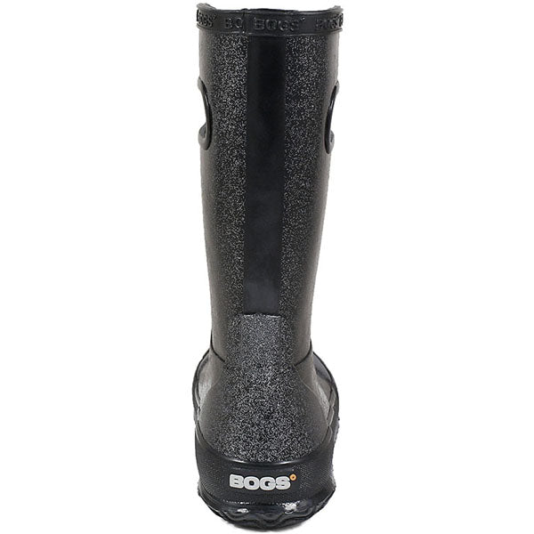 Black sparkle rain clearance boots