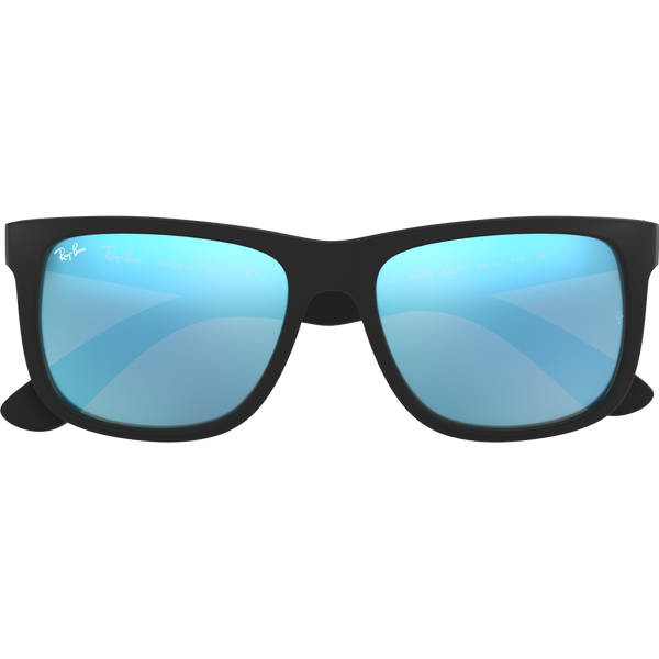 Justin M Rubber Black Blue Flash