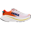 Hoka Men's Bondi X in Blanc De Blanc/Flame