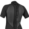 O'Neill Wetsuits Women's Reactor 2 Short Sleeve 2mm Back Zip Spring A00-Black/Black