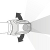 Petzl Tikka Headlamp beam pattern