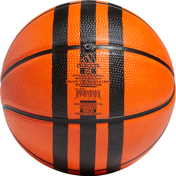 3 Stripes Rubber Mini Basketball Sports Basement