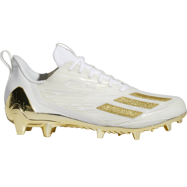 White and clearance gold cleats football