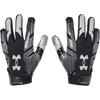 Youth UA F8 Football Gloves in Black