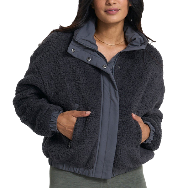 Women's Cozy Sherpa Jacket - Umber - Ramsey Outdoor