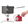 MSR LowDown Remote Stove Adapter with pot