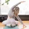 Hugger Mugger Zafu Meditation Cushion under model