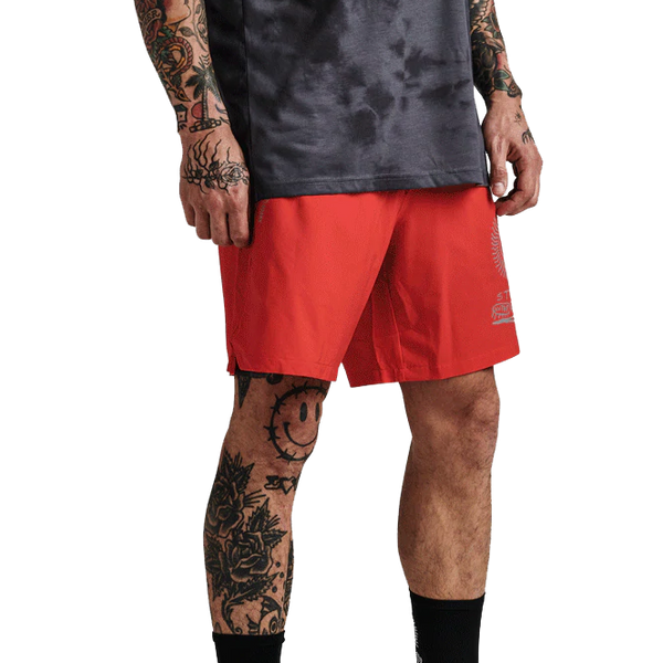 デニム・ジーパン +AMOMENTO+ COLOR BLOCKED BIKER SHORTSBROWN AM23SSW07PTBR GirlsStairs.008_1x1_42e5d530-