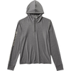 Vuori Uluwatu 23 Water Hoodie in Charcoal Heather