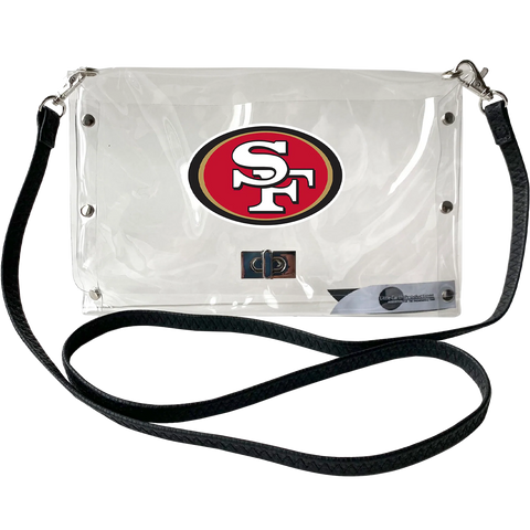 49ers Clear Envelope Purse